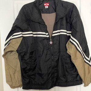 Athletic Works windbreaker zip jacket black 2XL vintage